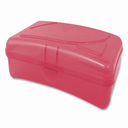 Cra-Z-Art Plastic School Box, 2-3/16"H x 5-3/16"W x 8"D, Pink