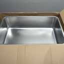 Stainless Steel Litter Box, 23.6x15.7"x6" Deep Stainless Steel Cat Litter Box Extra Large, XL Metal Litterbox for Big Cats with High Sides, Non Stick Surface, Easy to Clean