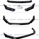 Front Lip Compatible with 2023-2026 Honda Civic Type-R FL5, JDM Style Air Dam Lower Chin Bumper Spoiler Splitter Protection Body Kit Fit for 2023 2024 2025 2026 (Glossy Black)
