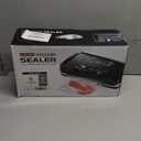 95KPa Vacuum Sealer Machine for Food, Automatic with Dual 12mm Heat Seal, 10-in-1 Modes, Built-in Cutter & Bag Storage, Includes 1 Roll and 10 Pre-Cut Bags (Red)