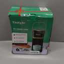 Tastyle Single Serve One Cup Coffee Maker, for K Cups and Grounds, Mini Coffee Maker with Portable Handle, 6 to 12 Oz Brew Size, for Travel, Camping, Office, RV and Dorm, 120V, White and Brown