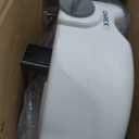 Carex E-Z Lock Raised Toilet Seat with Handles, 4.5 Inch Toilet Seat Riser with Arms, Toilet Riser Fits Most Toilets, Elongated or Round, Toilet Seat Lifter, White