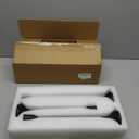 Tall Black Cast Iron Candlestick Holders Set of 3, Wrought Iron Tall Taper Candle Holders, Candle Sticks Holders Decor for Home Decor, Mantle, Table, Wedding-11.8"+13.8"+15.4"(Black)