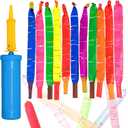 200PCS Rocket Balloons Holiday Party Decoration Screaming Balloons Rocket Balloons with Pump