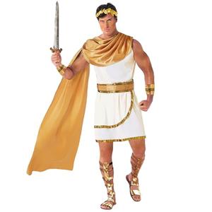 Morph Greek God Costume for Men - Toga and Roman Zeus Outfit - Men's Greek Toga Attire - Classic Mythical Wear, Large