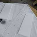 Hasipu Hollywood Vanity Mirror with Lights and Bluetooth Speaker, 47" x 35" Makeup Mirror with 24 Dimmable LED Bulbs 3 Color Modes, 5X Magnifying Glass, Touch Control, USB and Type-C, Tempered Glass