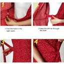 Naggoo Women's Summer Wrap Dresses V Neck Polka Dot Print Ruffle Short Sleeve Mini Floral Boho Dress with Belt (08 Sage Green Dot Beige)