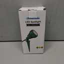 DEWENWILS 120V Spotlight Outdoor, 500LM Waterproof LED Spot Light with 3 Extra Lenses (Red Yellow Green), Landscape Lighting for Holiday, Trees, Flag, 5FT Extension Cord, UL Listed