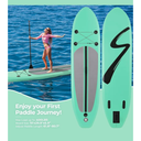 TLSUNNY 10'×30'' Inflatable Stand Up Paddle Board, 3 Fins Paddleboard with Accessories , Portable Two-Way Hand Pump and Carry Bag, for Yoga Fishing, 400LBS (Orange)