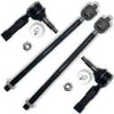 Torsiva 4PCS Front Outer Inner Tie Rod End Link Compatible with Chrysler 2011 2012 2013 2014 300, for Dodge 20112015 2016 2017 2018 2019 Challenger, 20112020 Charger OE# ES800986 EV800963