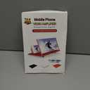 12" Mobile Phone Magnifier Projector Screen, 3D HD Screen Magnifier for Cell Phone, Foldable Magnifying Projector Screen Stand for Movies, Videos & Gaming Compatible with All Phones (Black, 12 Inch)