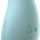 Momcozy Warming Lactation Massager 2-in-1, Soft Breast Massager for Breastfeeding, Heat + Vibration Adjustable for Clogged Ducts, Improve Milk Flow, Blue-Green