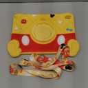 Boaretiu for iPad A16 Case - Red Yellow Soft Silicone Cute Case for iPad 10th Generation 10.9 Inch 2022/11th Generation 11 Inch 2025 Cover with Shoulder Strap Rotating Stand for Kids Boys Girls,Yellow-Red Cartoon