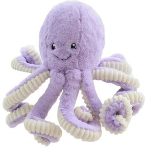 Cute Cartoon Octopus Plush Doll Toys Gift Sea Stuffed Toys for Kids and Lovers Home Decor (Purple, 15.7-Inch)