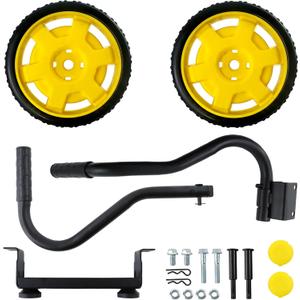 KIKITE Generator Wheel Kit Compatible with Champion 2800-4750w with Folding Handle and Never-Flat Tires, Generator Replacement Parts 40065