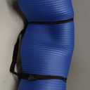 Amazon Basics Extra Thick Exercise Yoga Mat with Carrying Strap (Blue)