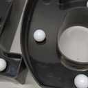 Pooqla Decorative Led Light Up Number Letters, Black Plastic Marquee Number Lights Sign for 16th Birthday Party Wedding Decor Battery Operated Black Decoration 16