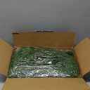 6 FT - 2 Pcs Artificial Norfolk Pine Christms Garlands for Mantle Realistic Faux 6 Foot Real Touch Winter Pine Christmas Garland Wreath Decorations for Door,Closet,Green Artificial Garland for Table (100 flower)