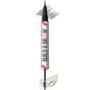 Maybelline Build-A-Brow 2-in-1 Brow Pen and Sealing Eyebrow Gel, Eyebrow Makeup for Real-Looking, Fuller Brows, Black Brown