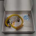 PROCURU 1/2" OD x 24" (2Ft) Universal Flexible Gas Connector Kit, SafeGuard Yellow-Coated Stainless Steel Gas Supply Pipe for Dryers, Bbq Grills, Water Heaters (Red-A1 Series)