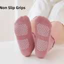 8 Pairs Girls Frilly socks toddler Ruffle Socks Baby Grip Socks
