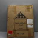 Military Shadow Box Frame - Flybold Flag Case for Burial Flag - Mahogany Veteran Display Case for 3x5 ft Folded Flags with Certificate Holder - Premium Tribute Frame with Glass Front