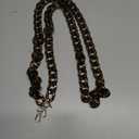 Aumey Clear White Black Brown Acrylic Chain Clutch Purse Strap Handles Bag Handbag Purse Replacement Chains 40 Inches