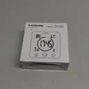 KADAMS Shower Clock Waterproof Bathroom Timer  Digital Wall Clock with Countdown, Magnetic Kitchen Clock with Temperature & Humidity, Suction Cup for Kids Shower Spa Sauna Cook Bath, Blue