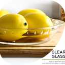 4 Packs Glass Pie Plates, MCIRCO Deep Pie Pans Set (7"/8"/9"/10"), Pie Baking Dishes with Handles for Baking and Serving, Clear