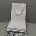 MOXARYSU White Gift Bags With Handles: 8x5x10 Inch 30pcs Medium Paper Gags Bulk For Birthday Wedding Party Shopping