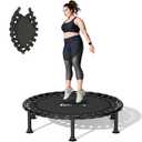 ZCMHAXJ Foldable Mini Trampoline, 40" Rebounder Trampoline for Adults, 440lbs Capacity Indoor Fitness Workout Exercise Equipment