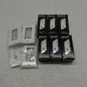 WEBANG 20Amp GFCI Outlet, Tamper Resistant/Weather Resistant Receptacle, Ground Fault Circuit Interrupter with LED Indicator, Screwless Wall Plate with Thinner Design, ETL Listed, Matte White, 6 Pack