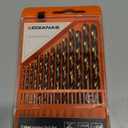 Cobalt Drill Bit Set - 13Pcs M35 HSS Twist Drill Bits Kit 1/16"-1/4" for Hardened Metal, Stainless Steel, Cast Iron, Wood and Plastic