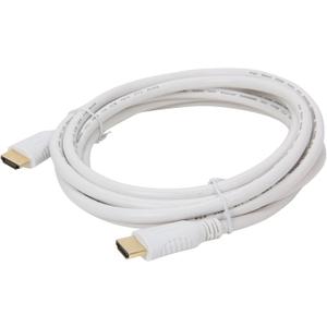 Nippon Labs NMHD-10MM-WT 10-Feet High Speed HDMI with Ethernet cl2 Rating, White Cable M/M 28 AWG Gold Plated