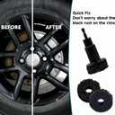 Wheel Hub Resurfacing and Cleaning Kit, Professional Rust Removal Tool for Brake Surface, Lug Studs and Rotors, Compatible