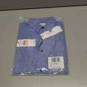 Calvin Klein Boys Long Sleeve Patterned Dress Shirt, Button-Down Style with Cuffs & Shirttail Hem (10, Dark Blue)