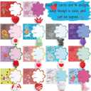 28 PCS Valentine's Day Cards Gifts for Kids with Stress Relief Squeeze Toys, Valentine's Day School Classroom Prizes, Valentine Exchange Gift, Kids Valentine Party Favors