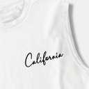 Men's Sleeveless Summer Tank Tops Tropical Crew Neck Cool Cut Off Muscle Shirts (White, M)