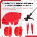 THTEN CMZST0803 CMZST080 Trimmer Blades Head Replacement Spool 20Ft 0.080 inch Compatible with Craftsman CMCST910,CMCST910M,CMCST910M1 String Trimmer CMZST120SC Cap Covers Parts, 24 Pack