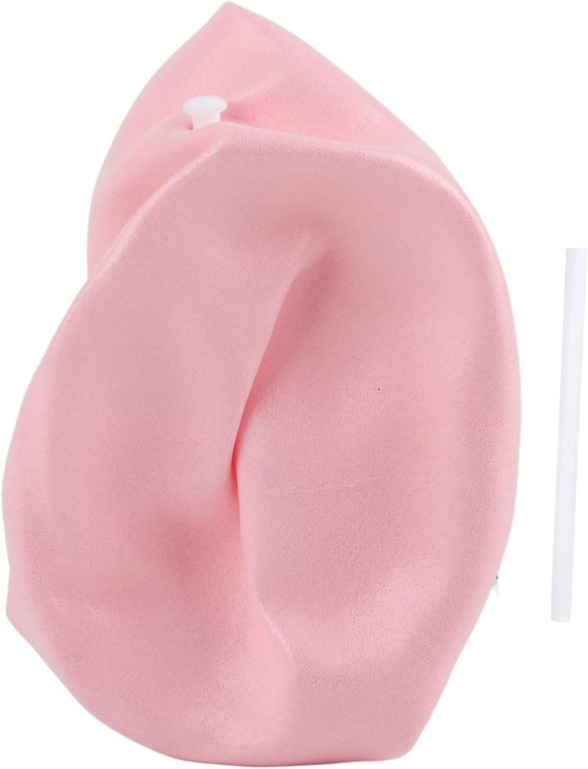 25cm Heavy Duty Yoga Exercise Ball, Explosion Proof Pilates Ball for Pregnancy Fitness, Small Size, PVC Material, Frosted for Indoor and Outdoor (Pinkish)