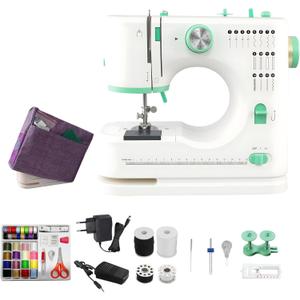Ballet on twin needles.Sewing machine  Portable 16 Built-In Stitches, Dual Speed, Double Needle Thread  Compact Sewing Machine for Home Useldeal forAdults beginners