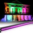 LED Wall Washer Light, 336 LEDs 70W RGB DJ Lights Bar Stage Light Support DMX & RDM Control Dj Party Lights for Indoor Outdoor Disco Party Church Birthday Bar Wedding