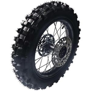 16" Rear Wheel Rim Tire Assembly for 125cc 150cc 200cc Dirt Bike tao TTR SSR CRF Apollo 15mm axle Includes 190mm Steel Brake disc 90/100-16 Tire Tube With Brake Rotor and 428 41T Sprocket