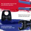 iCrimp Pex Pipe Crimping Tool, Plumbing Tool for 1-1/4 inch Copper Ring, meets ASTM 1807 Standard