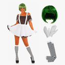 fun shack Womens Chocolate Factory Costume, Chocolate Costume Adult, Book Character Halloween Costumes for Women Size M
