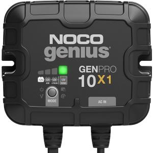 NOCO Genius GENPRO10X1, 1-Bank, 10A (10A/Bank) Smart Marine Battery Charger, 12V Waterproof Onboard Boat Charger, Battery Maintainer and Desulfator for AGM, Lithium (LiFePO4) and Deep-Cycle Batteries