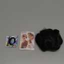 SOFEIYAN Claw Clip Messy Bun Hair Piece Wavy Curly Hair Bun Clip in Claw Chignon Ponytail Hairpieces Synthetic Tousled Updo Hair Extensions Scrunchie Hairpiece for Women, Darkest Brown Tend to Black