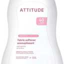 ATTITUDE Baby Fabric Softener, Plant and Mineral-Based Ingredients, HE Compatible, Vegan and Cruelty-free Laundry and Household Products, Unscented, 40 Loads, 33.8 Fl Oz