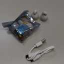 USB Mini LED Lantern, 2 Pack Waterproof EDC Keychain LED Flashlight for Camping, Type-C Rechargeable Battery Small Stick Lamp Puck Dog Collar Torch Light (Orange+Red)