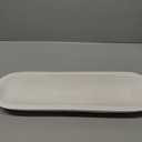 Wooden Dough Bowls DecorativeRustic Bread Long Bowls Decor Wood Tray, Hand Carved For Table Centerpiece Decor, Home Decor(20 * 6 * 2 inch white)